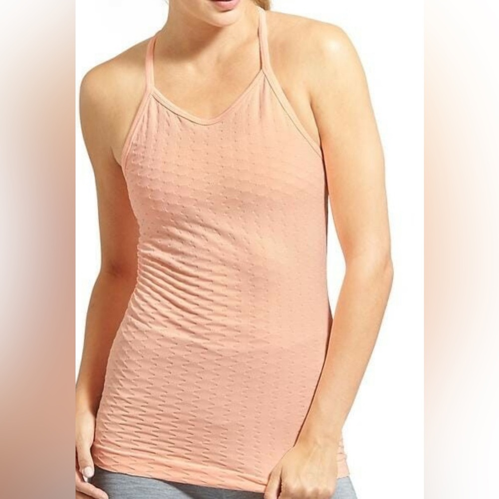 ATHLETA Sweat Life Racerback Tank Top EUC
